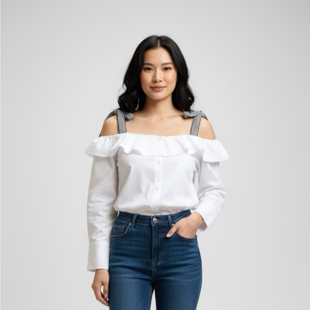 J.Crew Off-the-Shoulder Top – Size XL